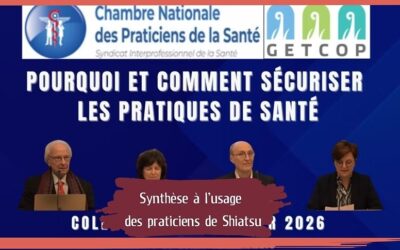 Praticiens de Shiatsu : quels repères pour une pratique plus sûre et mieux reconnue ?